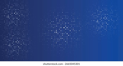 Textura hexagonal brillante azul. Fondo de pantalla de rejilla hexagonal de neón Abstractas. Fondo de patrón de panal azul marino. Vector Tecnología moderna, negocios, ciencia, salud, fondo de diseño de presentación EPS 10