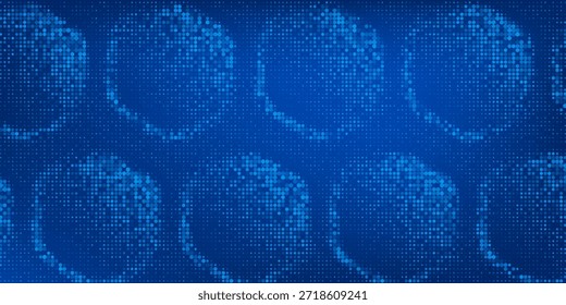 Textura hexagonal brillante azul. Fondo de pantalla de rejilla hexagonal de neón Abstractas. Fondo de patrón de panal azul marino. Vector Tecnología moderna, negocios, ciencia, salud, medicina, fondo de diseño de presentación