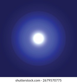 Efeito de luz brilhante azul - Vetor de fundo de energia de radiação abstrata