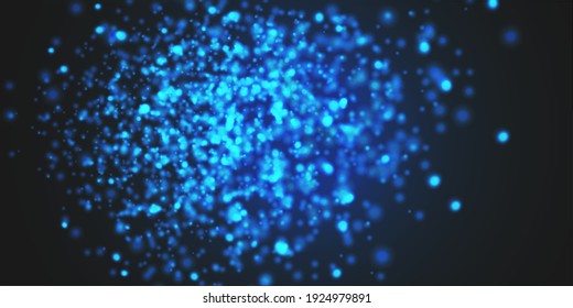 Fondo de brillo de efecto luminoso azul. La textura brillante mágica. Ilustración del vector
