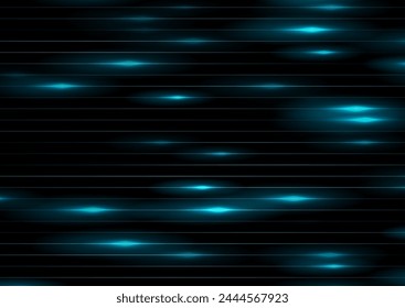 Blue glowing minimal lines abstract futuristic tech background. Vector digital art design