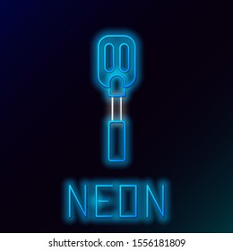 Spatula Blue Neon Icons Kostenloser Download Png Und Svg