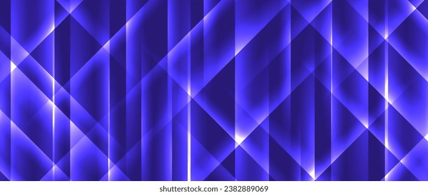 El neón azul brillante sigue el fondo. Resumen de papel pintado de cristal brillante. Plantilla de colores y colores futuristas para banner, invitación, presentación, afiche, folleto, folleto. Fondo del vector