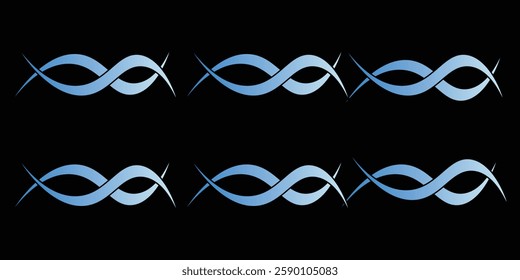 Blue glowing shiny lines effect vector background. Luminous white lines of speed. Light glowing effect.