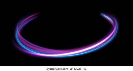 Blue glowing shiny speed lines effect vector background. Glowing speed lines. Abstract background with speed lines. Vector illustration. Futuristic. The light lines of the road are blue png