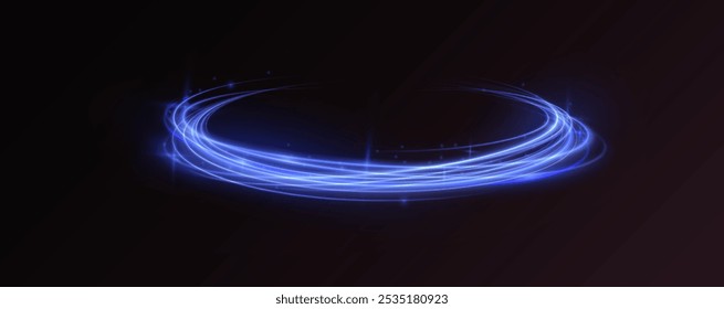 Blue glowing shiny speed lines effect vector background. Glowing speed lines. Abstract background with speed lines. Vector illustration. Futuristic. The light lines of the road are blue png