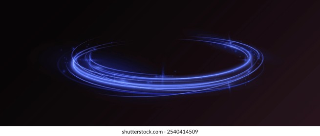 Blue glowing shiny speed lines effect vector background. Glowing speed lines. Abstract background with speed lines. Vector illustration. Futuristic. The light lines of the road are blue png