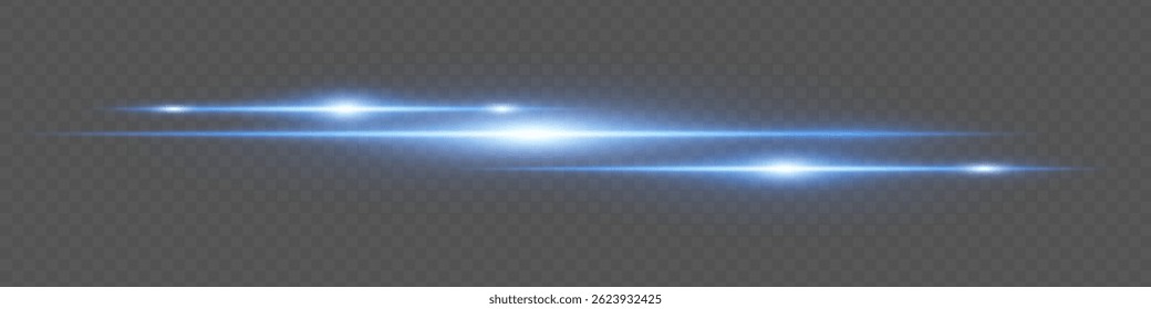 Listras brilhantes azuis com brilho semelhante a uma faísca e movimento horizontal. Adequado para imagens de HUD de ficção científica.