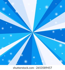 Ilustración de fondo de Vector brillante azul