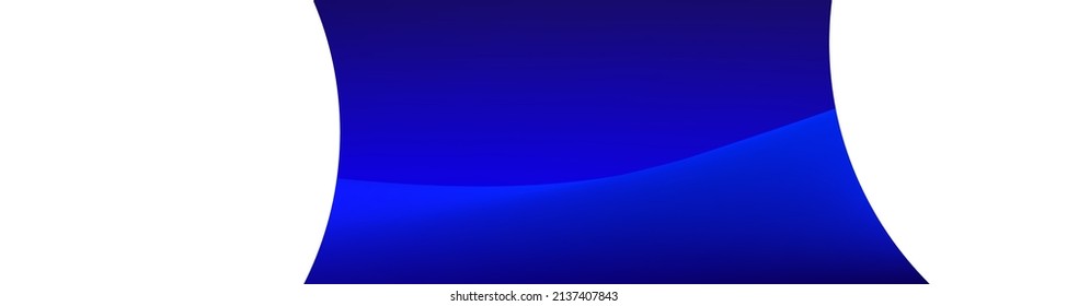 Blue Glowing Wave On Dark LinkedIn Banner, 3d Deep Effects, Advertisement, Webinar Ad, Stylish Luxury Feel, Icon, Facebook Cover, Linkedin Background,  Glow In Dark, Ad, White Circle For Text Space 