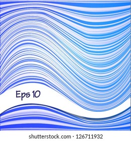 blue glowing wavy background for your business presentation