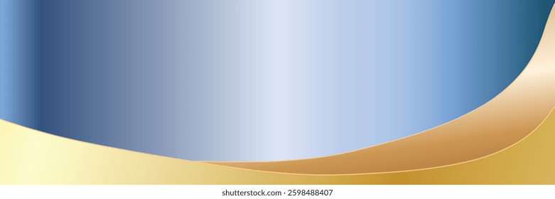 Blue and gold abstract background made in camera with a macro lens creating floating orbs of warm yellow light on a blue green backdrop