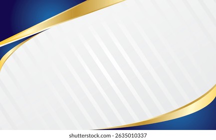 Blue and gold abstract background. Suitable for certificate backgrounds