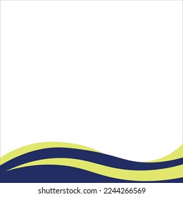 Blue and Gold Business Corner