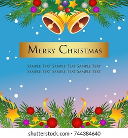blue and gold christmas theme