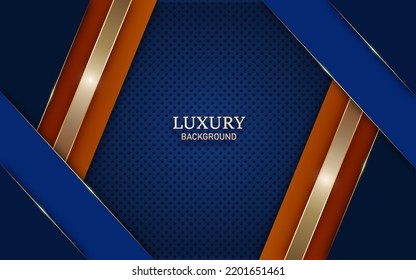 Blue and gold combinations luxury background