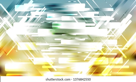 Blue and Gold Geometric Abstract Background