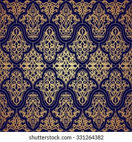 13,568 Blue Gold Damask Wallpaper Images, Stock Photos & Vectors ...