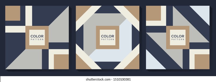 Blue and Gold Pattern Design