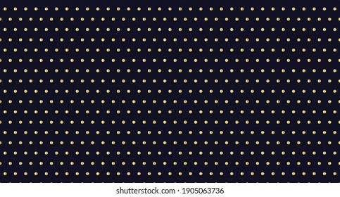 Blue gold pois  polka dots seamless pattern luxury background. Vector for business, invitations, events, paper, textile, cards.