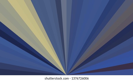 Blue and Gold Radial Background