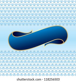 Blue & Golden Ribbon