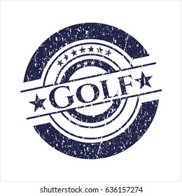 Blue Golf distress rubber texture
