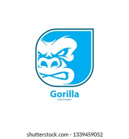 blue gorilla logo template