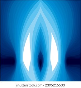 Blue Gradation Abstract Vector Art Composition, Editable, Suitable for Background, Prints, Poster, Book Cover  and many more