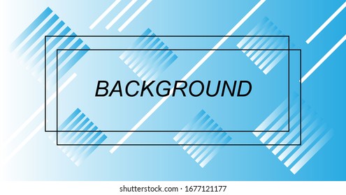 fondo del cuadro de gradación azul, fondo de adorno cuadrado