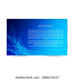 blue gradiant background design,  transparent wave background Vector
