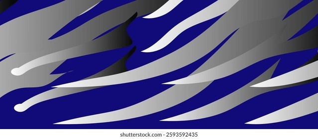 blue gradien camouflage pattern design poster background. vector