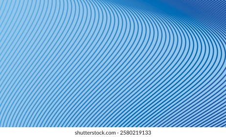 Blue gradien stripes line pattern abstract background for textile design