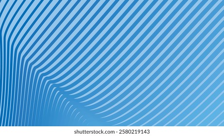 Blue gradien stripes line pattern abstract background for textile design