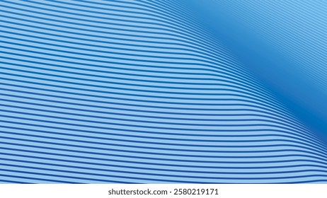 Blue gradien stripes line pattern abstract background for textile design