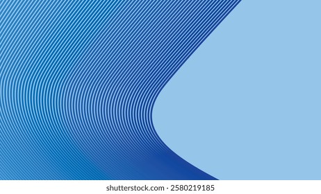 Blue gradien stripes line pattern abstract background for textile design