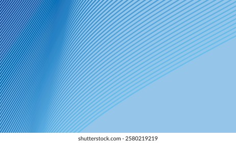 Blue gradien stripes line pattern abstract background for textile design