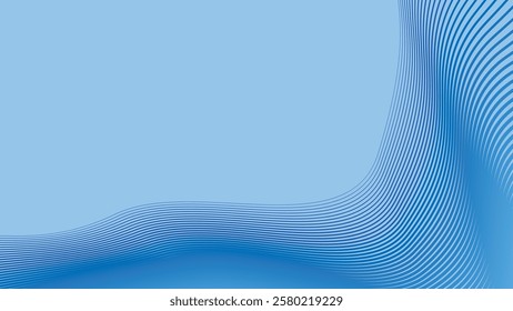 Blue gradien stripes line pattern abstract background for textile design