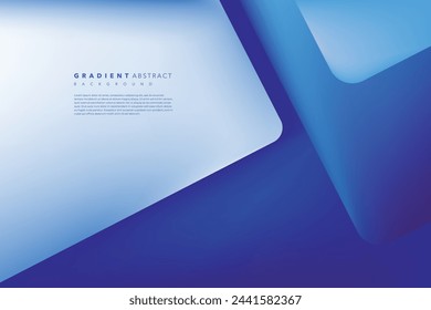 blue gradient abstract background banner with modern and geometric shapes.