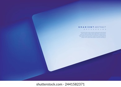 blue gradient abstract background banner with modern and geometric shapes.