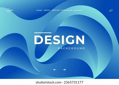 Blue Gradient Abstract Background Colorful Waves. Ideal for web design, presentations, digital creations, and various digital projects