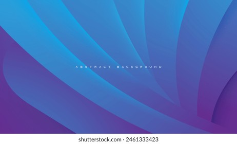 Blue gradient abstract background dynamic design vector.