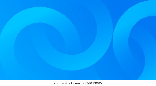 Blue gradient abstract background with elegant circle shapes, offering a sleek and professional design ideal for presentations, banners, and modern projects.