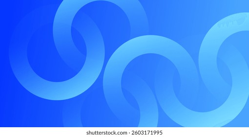 Blue gradient abstract background with elegant circle shapes, offering a sleek and professional design ideal for presentations, banners, and modern projects.