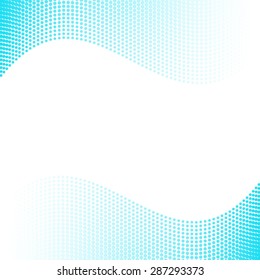 Blue gradient abstract background with halftone effect