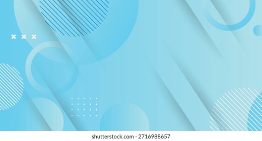 Fondo abstracto degradado azul con Formas geométricas modernas y decoración de líneas. Concepto de fondo minimalista con efecto scratch para folletos, Anuncios, presentaciones y certificados. EPS. 3