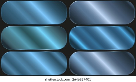 blue gradient abstract background with soft smooth shiny texture. blue metal.