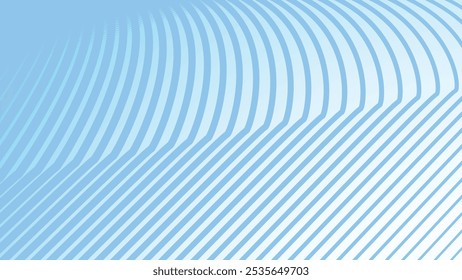 Blauer abstrakter Farbverlauf-Hintergrund mit Streifenlinie