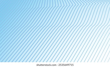 Blue gradient abstract background with stripes line