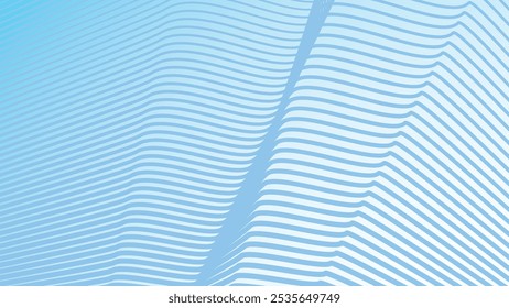 Blue gradient abstract background with stripes line